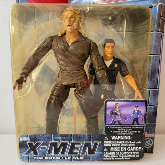 *SOLD* Vintage 2000 X-Men Sabretooth action figure by Toy Biz - Picture 3 of 4
